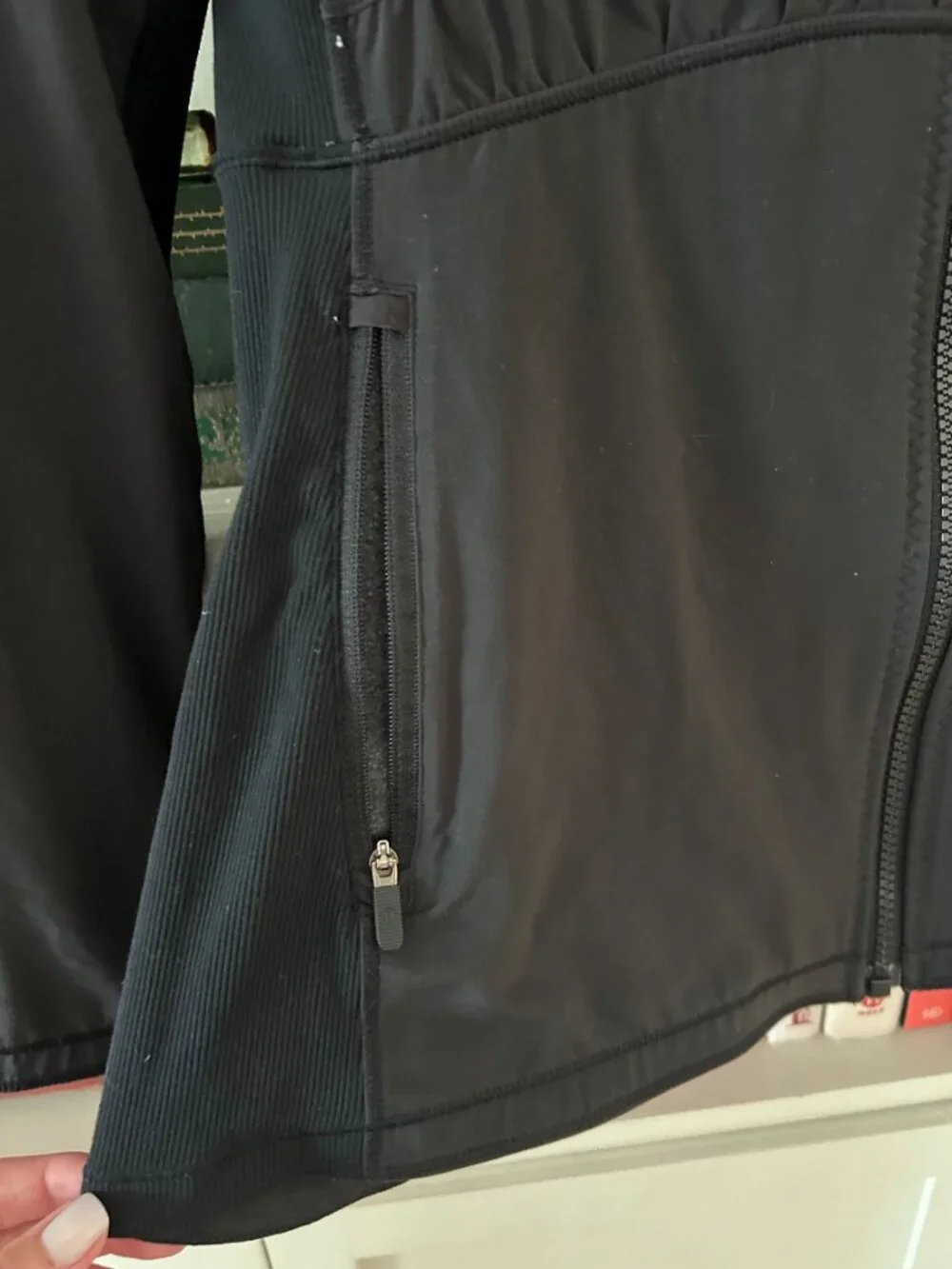Lululemon Black Lined Full Zip Running Jacket Size Small